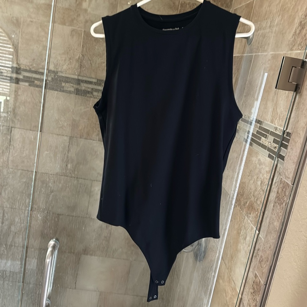 EUC Black Abercrombie Bodysuit